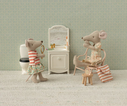 Toothbrush Set - Coral Stripe (Mouse)