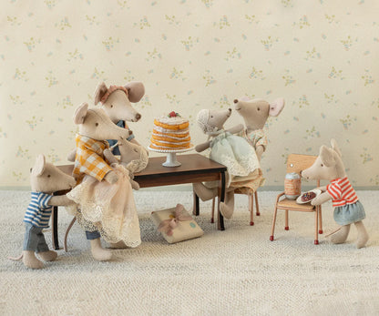 Baby Girl Mouse - Gown - Powder