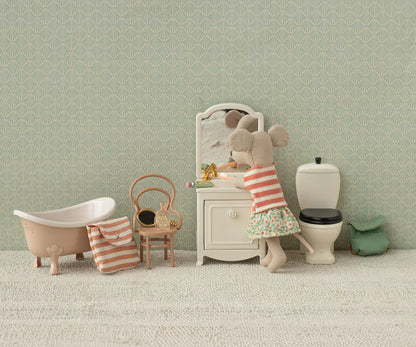 Toothbrush Set - Coral Stripe (Mouse)
