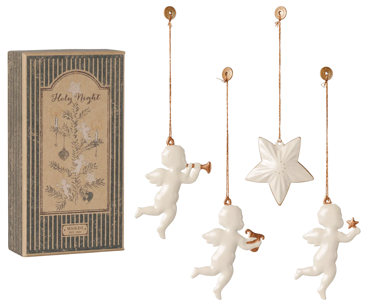 Ornament - Metal Holy Night Set