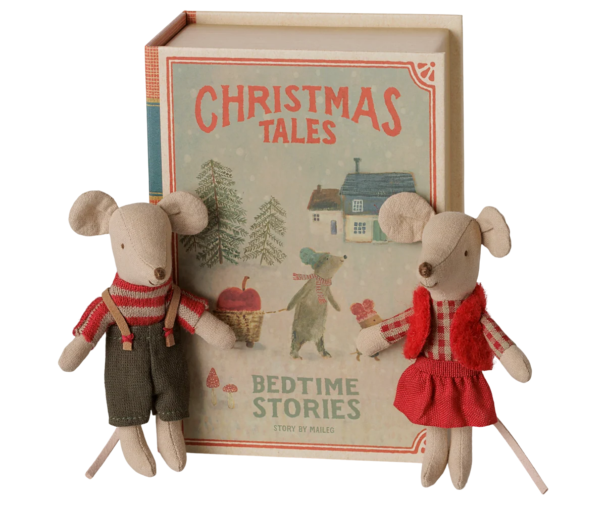 Little Brother & Sister Mouse in Christmas Book