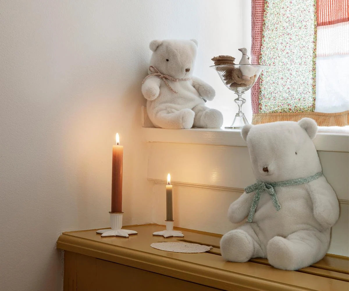 Teddy Bear Plush - Off White - Small