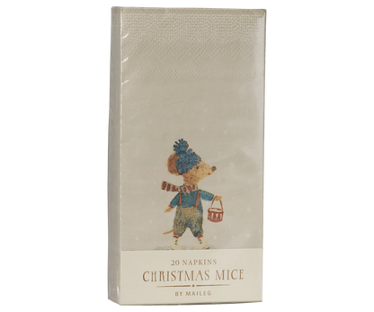 Paper Napkins - Maileg Christmas Mice