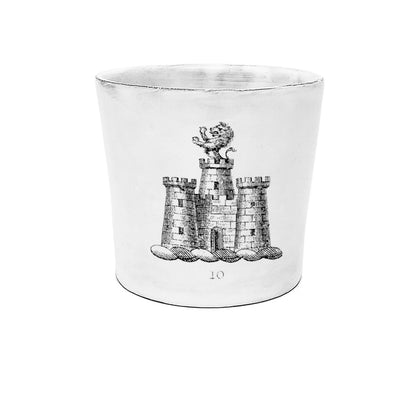 Illustrated Mug without Handle - Lion Chateau Noir Extra Large