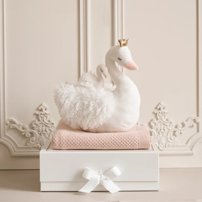 Plush Toy - Mama & Baby Swan (set of 2)