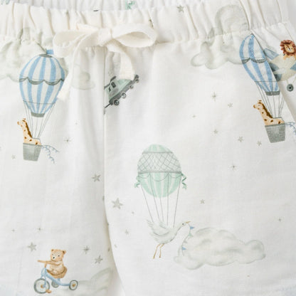 Knit Polo & Oxford Short Set - Up & Away