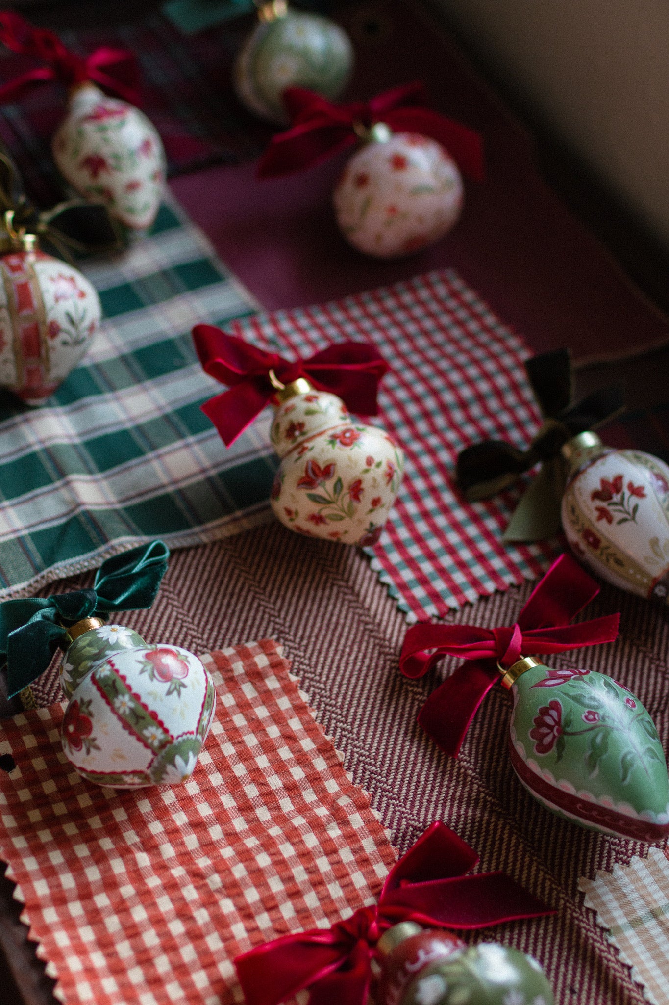 Sarah Maggie Hand Painted Ornament - Edelweiss