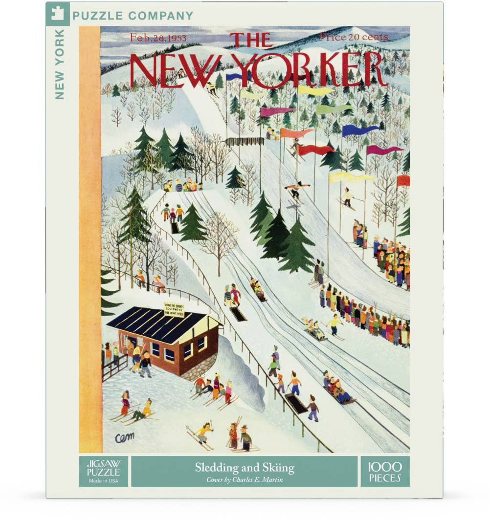 Puzzle - Sledding and Skiing (1000 pieces)