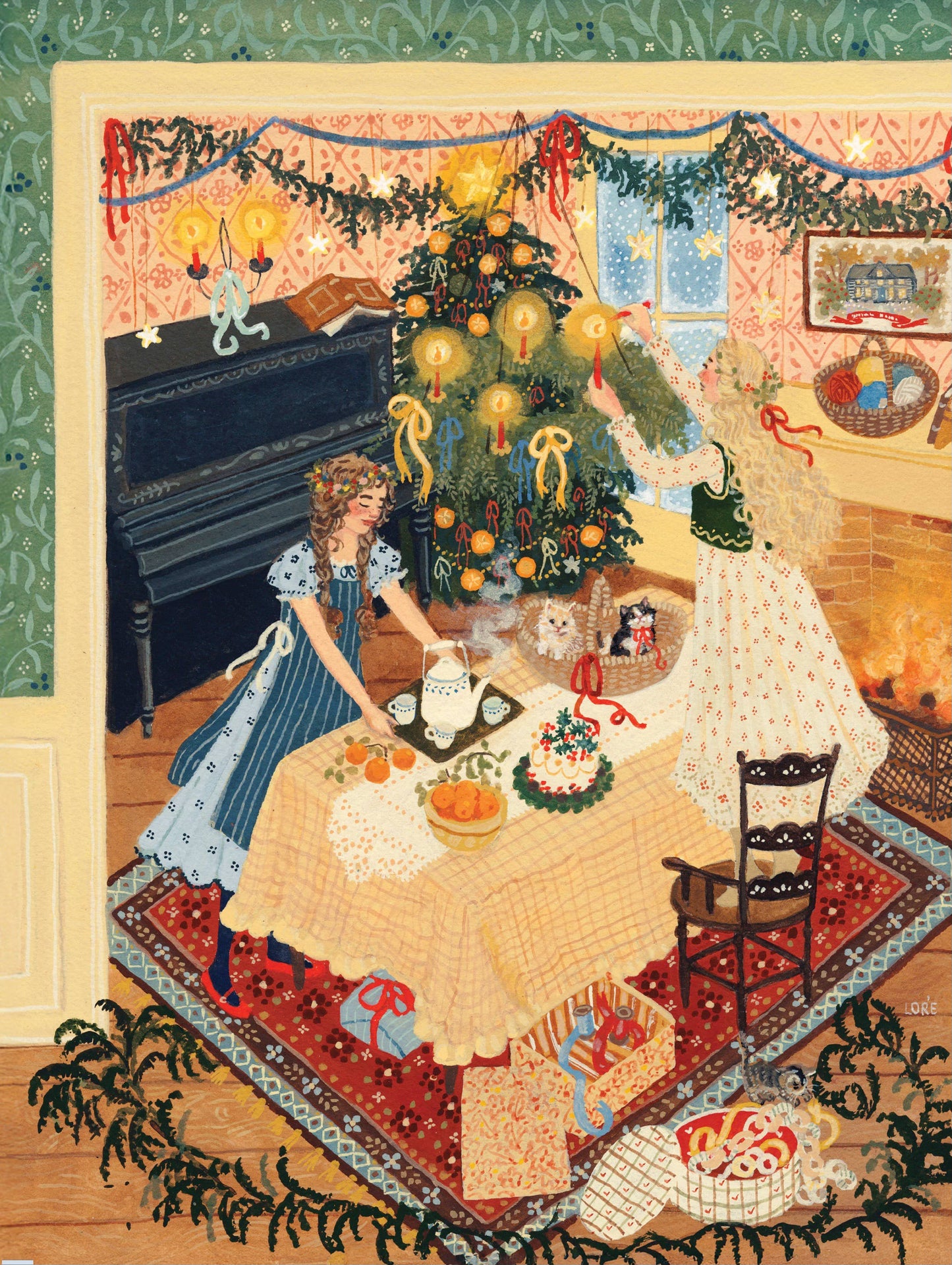 Puzzle - Christmas at Orchard House (1500 pieces)
