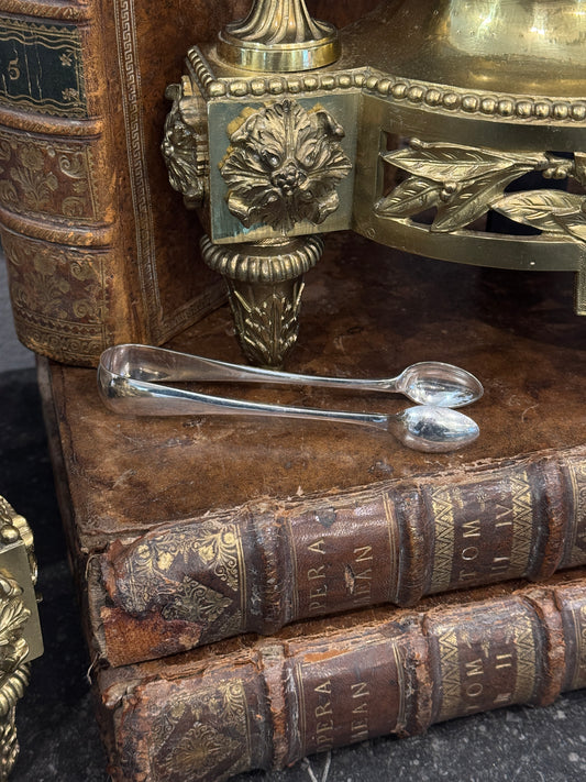 Antique 19th c. English Silverplate Sugar Tongs