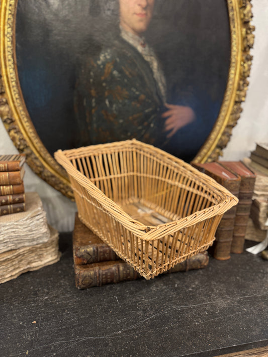 Antique 19th c. French Sloped Basket
