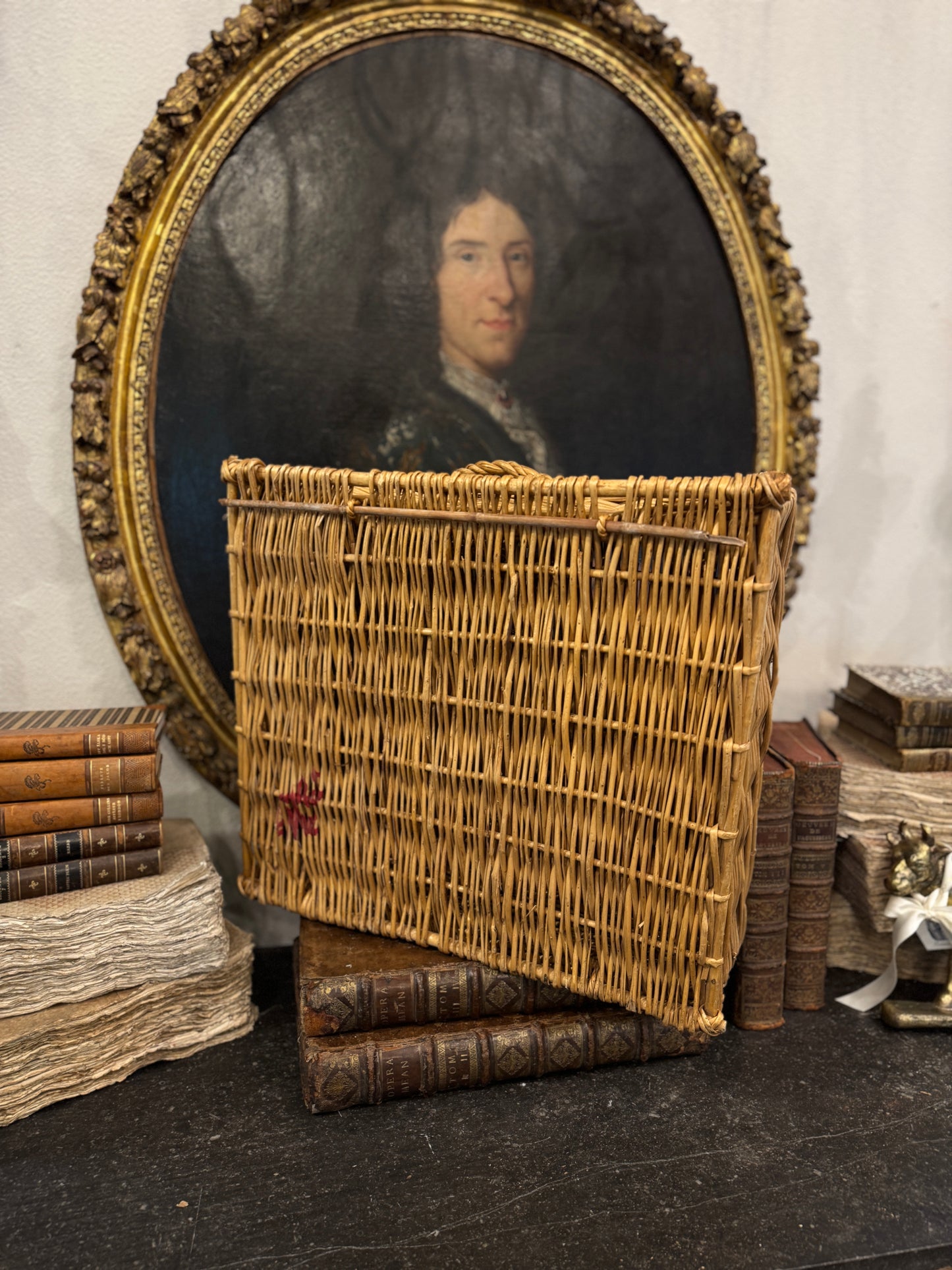 Antique 19th c. French Picnic Basket