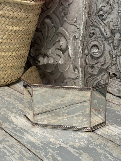 Antique 20th c. English Silverplate Biscuit Box