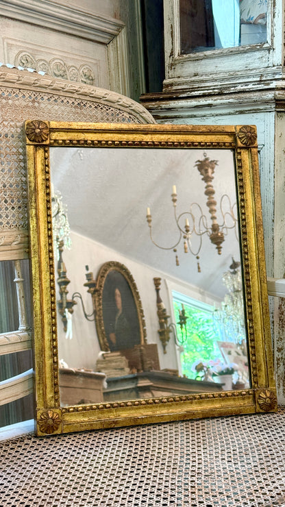 Antique 19th c. Neoclassical Giltwood Mirror
