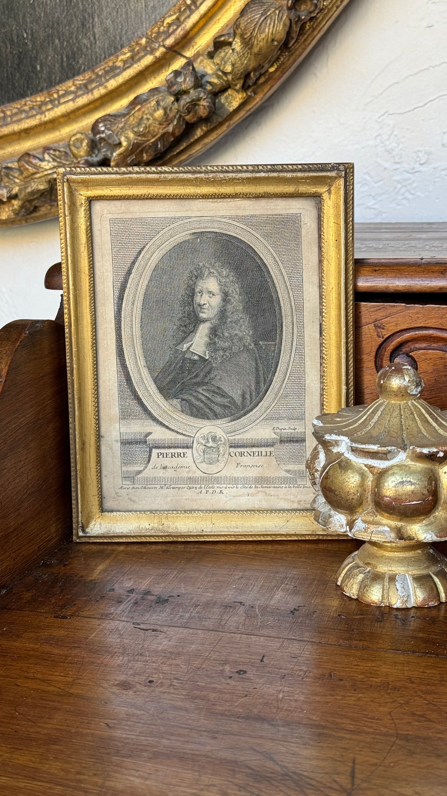 Antique French 18th c Engravings - Pair