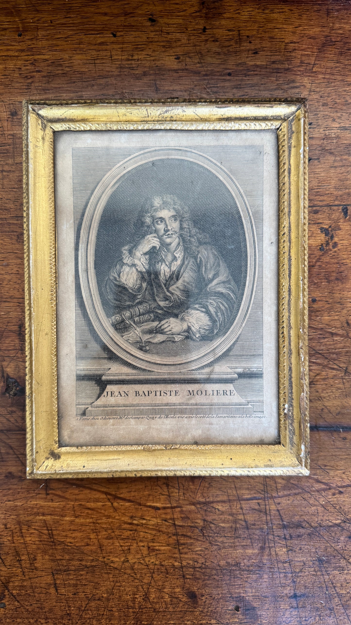Antique French 18th c Engravings - Pair