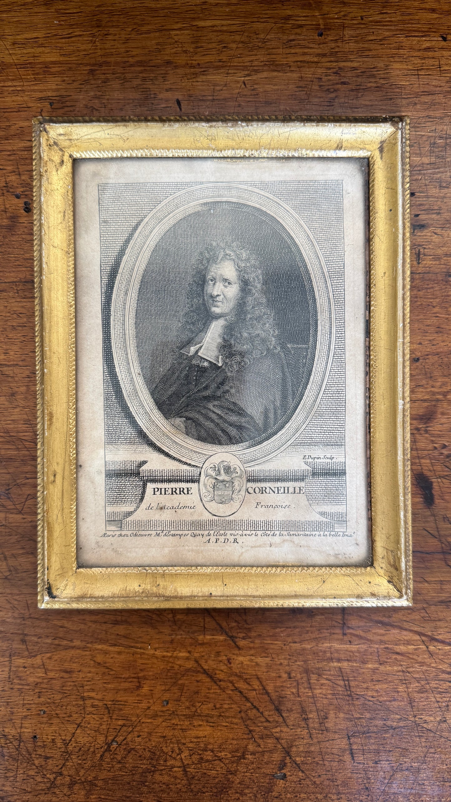 Antique French 18th c Engravings - Pair