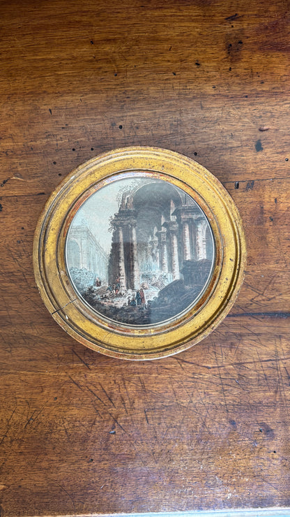 Antique 18th c. French Architectural Capriccio Engravings - Set of Four