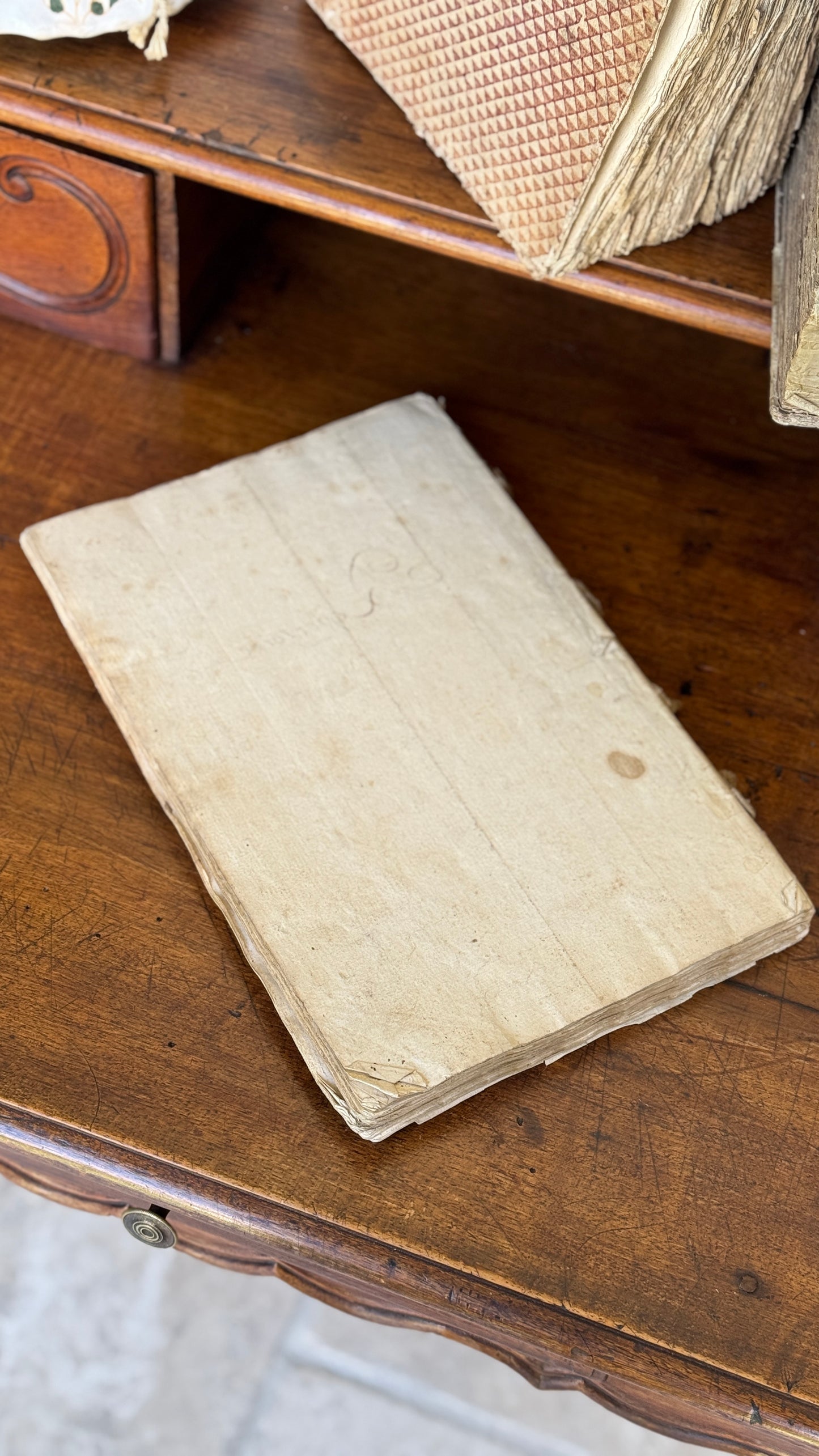 Antique French Paperback Accountants Book