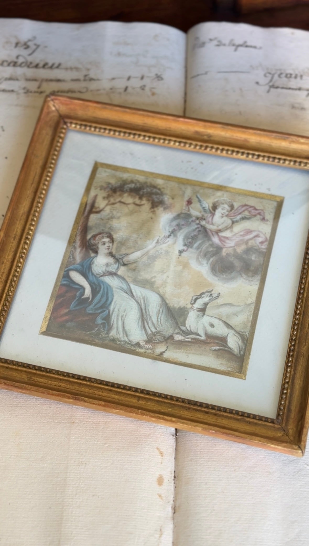 アンティーク　絵　水彩画　果物　antique フランス アンティーク 絵 水彩画 果物 antique フランス - メルカリ