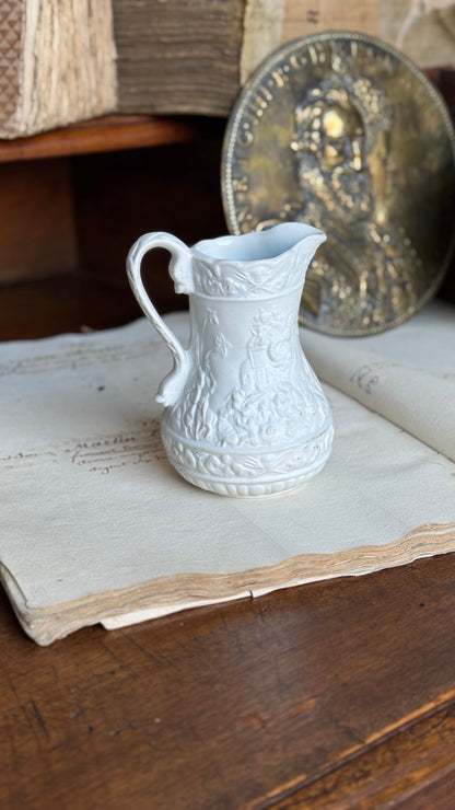 Vintage 20th c. English Portmeirion Parian Pitcher
