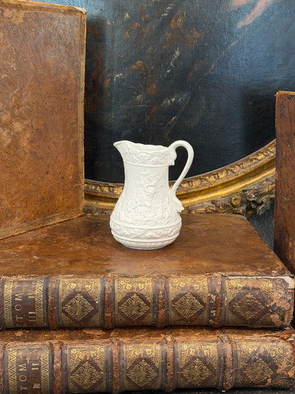 Vintage 20th c. English Portmeirion Parian Pitcher