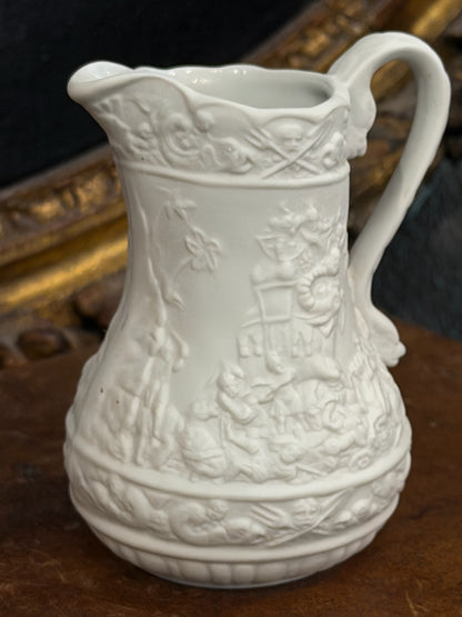 Vintage 20th c. English Portmeirion Parian Pitcher