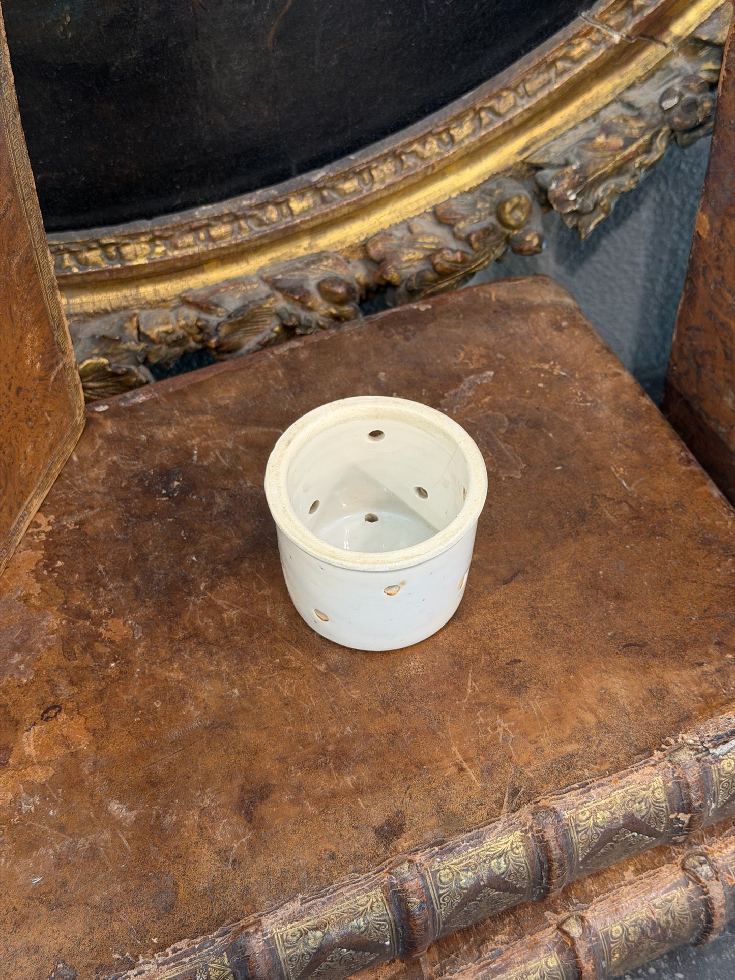 Vintage 20th c. French Cheese Pot