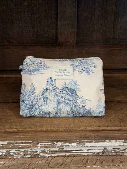 Trousse de Toilette - Jouy de Fruits - Bleue