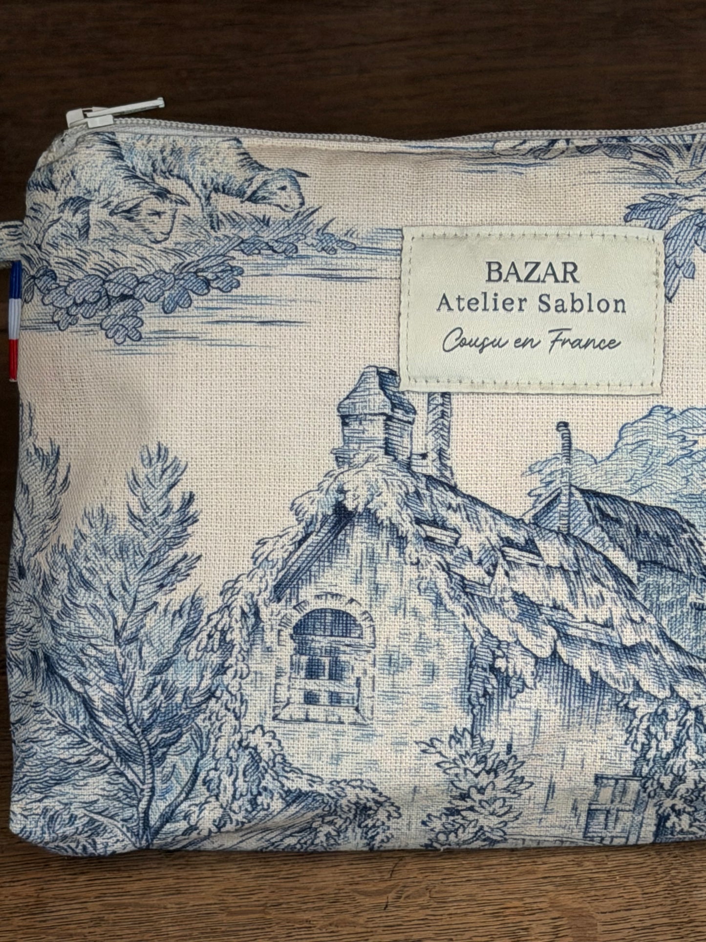 Trousse de Toilette - Jouy de Fruits - Bleue