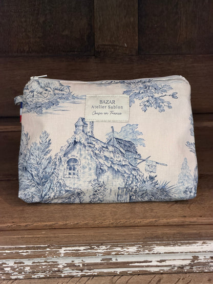 Trousse de Toilette - Jouy de Fruits - Bleue