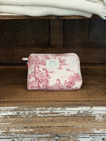 Trousse de Toilette - Jouy de Fruits - Rouge