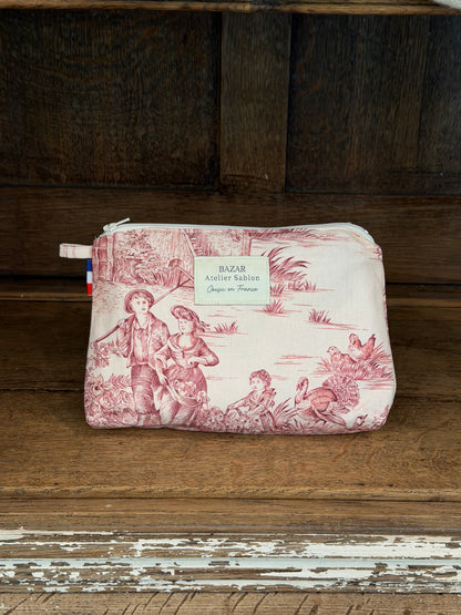 Trousse de Toilette - Jouy de Fruits - Rouge