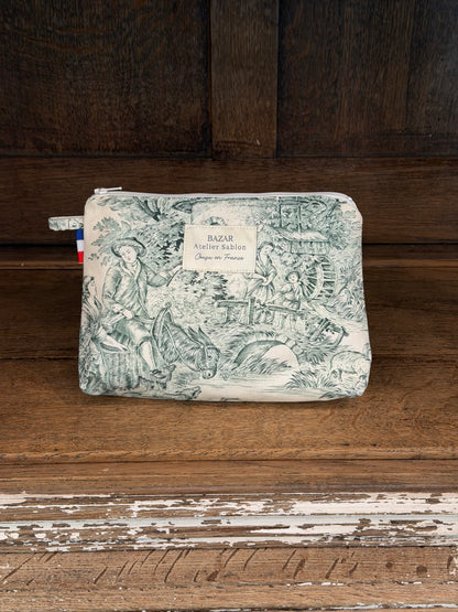 Trousse de Toilette - Jouy de Fruits - Verte
