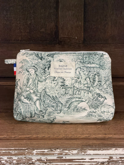 Trousse de Toilette - Jouy de Fruits - Verte