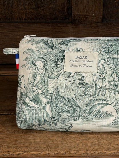 Trousse de Toilette - Jouy de Fruits - Verte