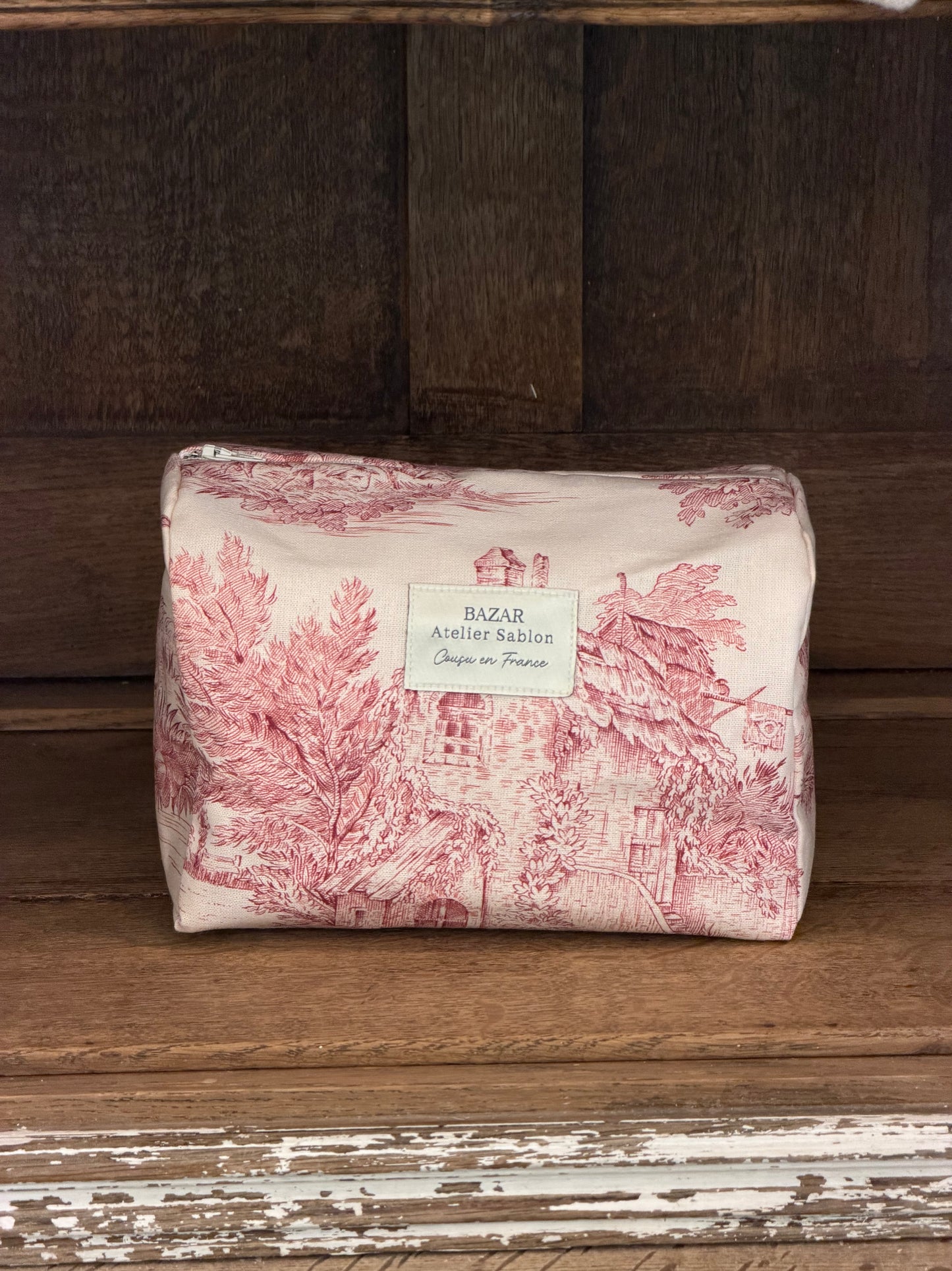 Trousse de Toilette XL - Jouy de Fruits - Rouge