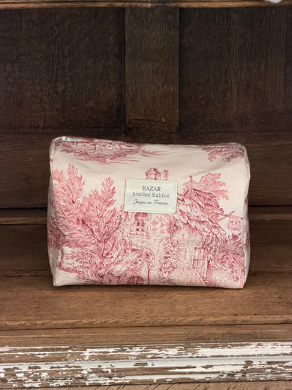 Trousse de Toilette XL - Jouy de Fruits - Rouge