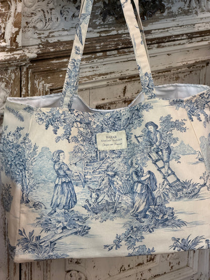 Cabas - Jouy de Fruits - Bleu