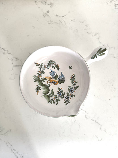 Vintage 20th c. Moustiers Serving Bowl