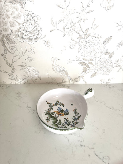 Vintage 20th c. Moustiers Serving Bowl