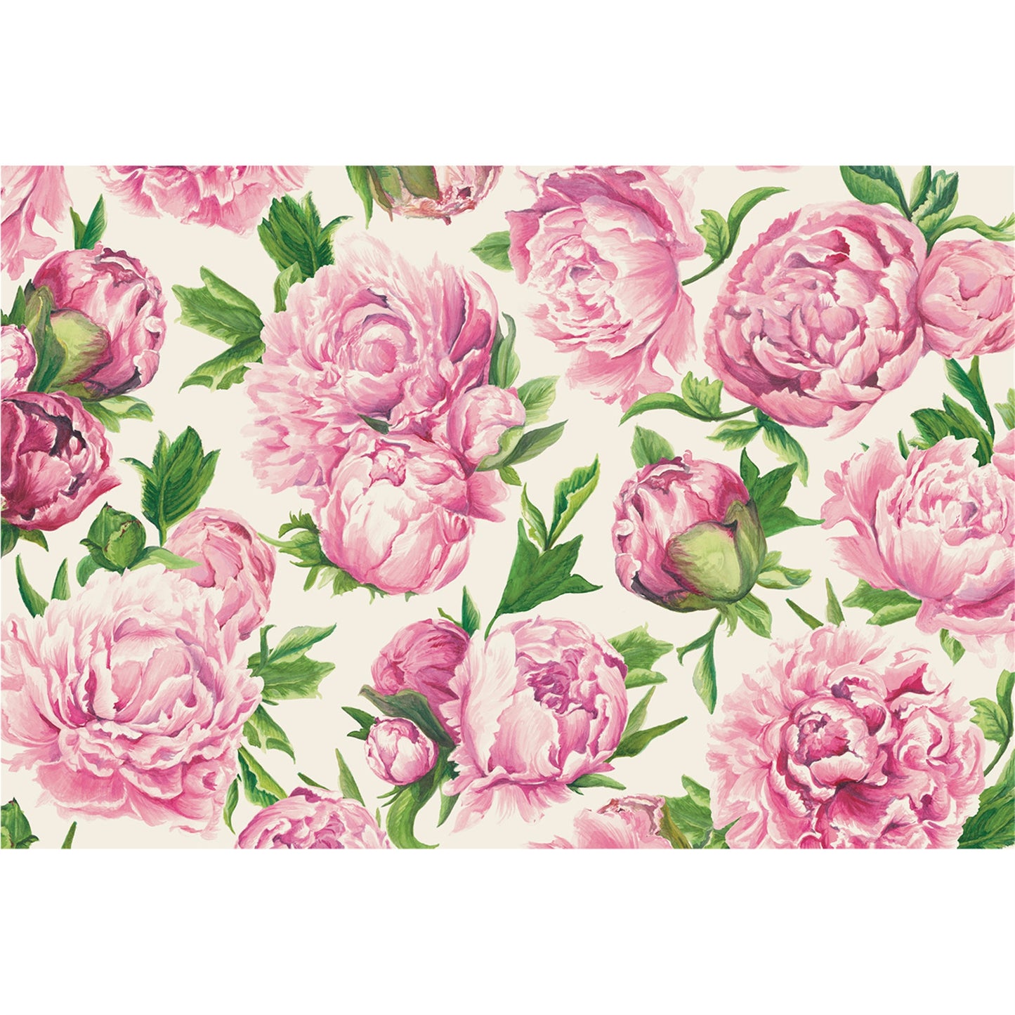 Paper Placemats - Peonies in Bloom (24 sheets)