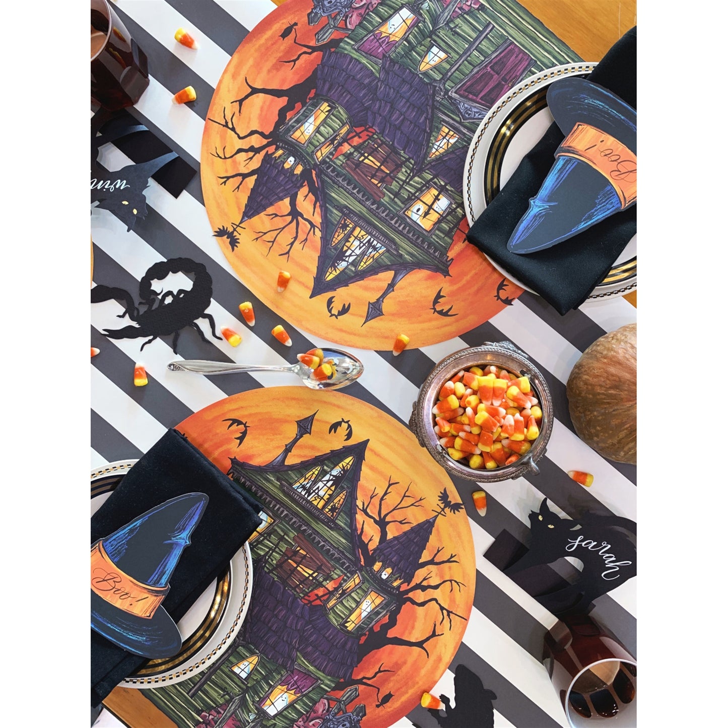 Paper Placemats - Haunted House (12 sheets)