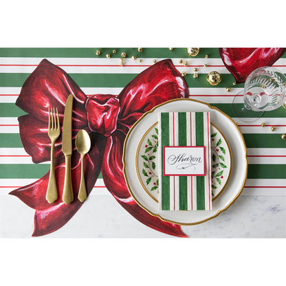 Paper Placemats - Bow (die-cut)