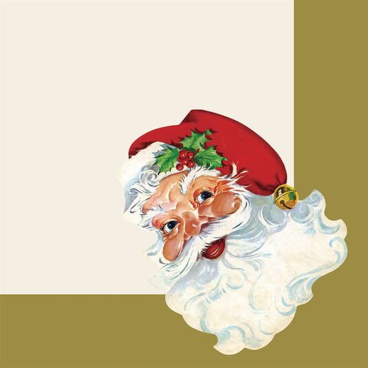 Paper Cocktail Napkins - Santa
