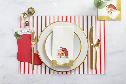 Paper Guest Napkins - Santa