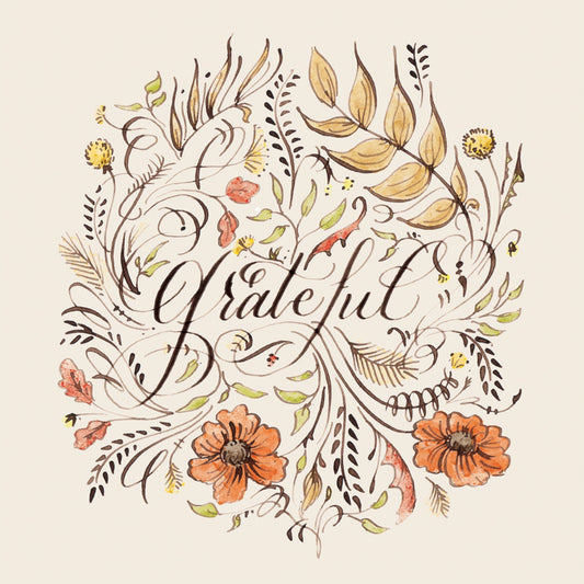 Paper Cocktail Napkins - Grateful