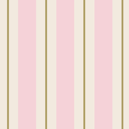 Paper Cocktail Napkins - Pink & Gold Awning