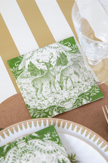 Paper Cocktail Napkins - Fable Toile