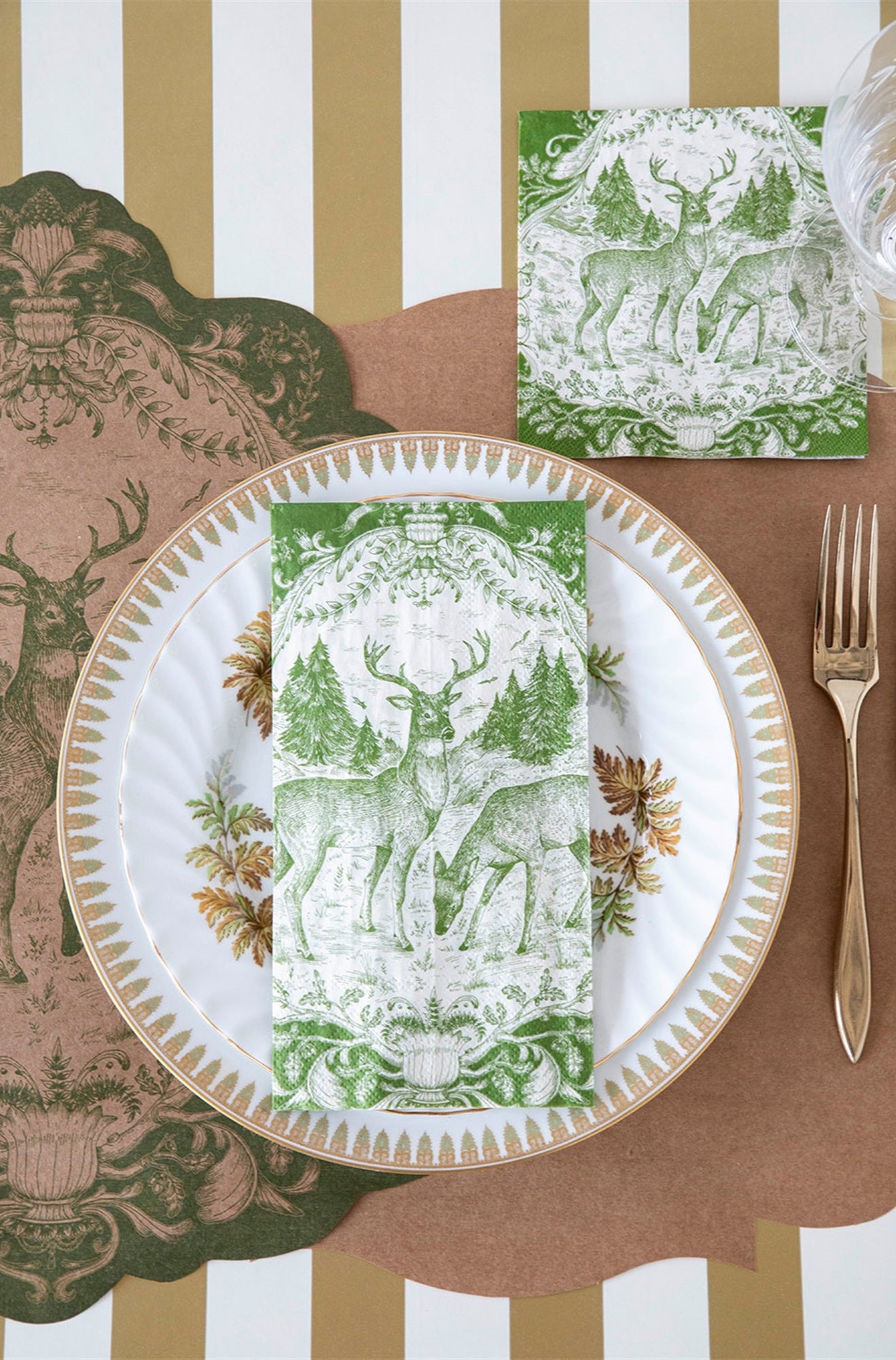 Paper Guest Napkins - Fable Toile